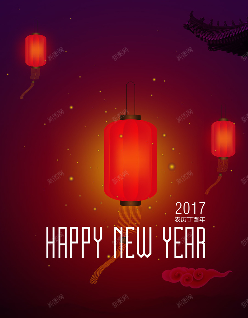 喜庆灯笼2017年H5背景psd设计背景_新图网 https://ixintu.com 喜庆 灯笼 2017年 鸡年吉祥 激情 H5 h5 狂欢