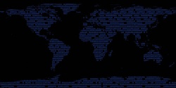 简约世界地图蓝色世界地图背景高清图片