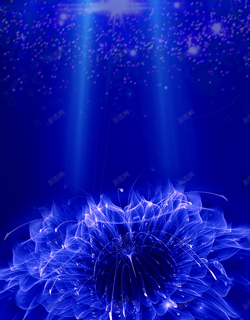 蓝色水晶花朵背景素材psd设计背景_新图网 https://ixintu.com 水晶花朵 光线 深蓝 花朵 蓝色 蓝色花朵 花朵背景 蓝色背景 蓝色素材