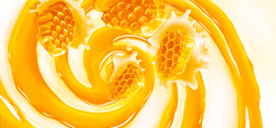 金黄蜂蜜金黄色蜂蜜背景装饰高清图片