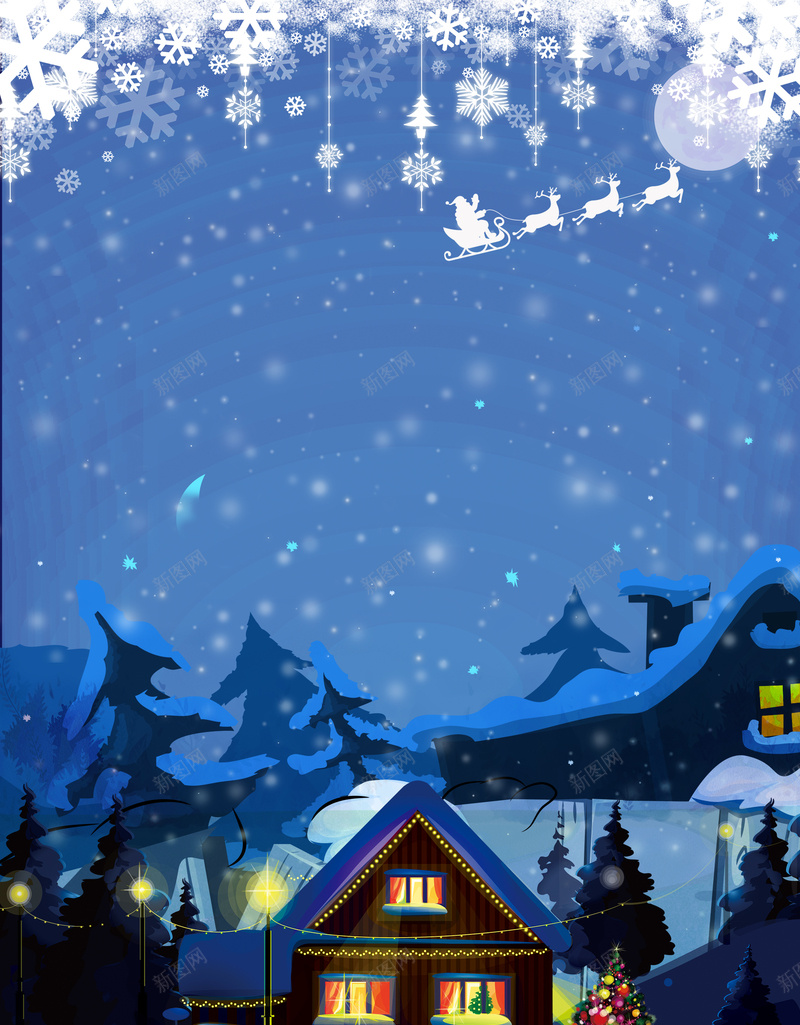 圣诞节麋鹿小清新蓝色bannerpsd设计背景_新图网 https://ixintu.com 圣诞快乐 圣诞海报 圣诞狂欢 圣诞老人 圣诞节 圣诞树 新年 圣诞元素 双蛋狂欢 元旦 元旦快乐 圣