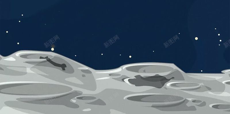手绘星空H5背景jpg设计背景_新图网 https://ixintu.com H5 H5背景 h5 卡通 手绘 星云 星星 星海 星空 星际 月球 月球表面 漫画 童趣 陨石