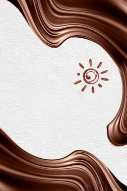 巧克力甜蜜海报背景背景