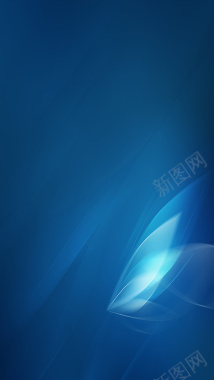 蓝色电子商务光晕手机端H5背景背景
