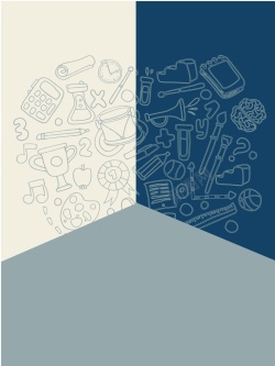 创意毕业设计展海报背景模板背景