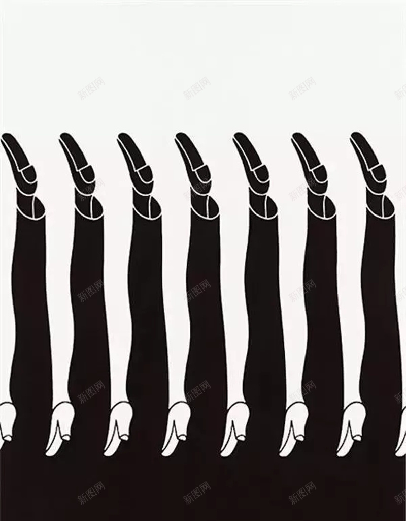 多脚的宣传海报设计psd设计背景_新图网 https://ixintu.com 女生 抽象 男生 皮鞋 脚 寓意 画中画 黑白 表演