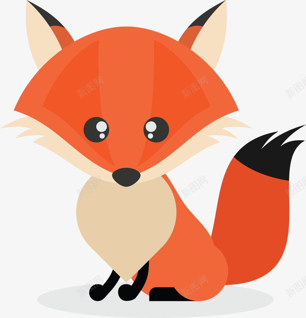 一只橙色可爱狐狸png免抠素材_新图网 https://ixintu.com 动物 狐狸 可爱狐狸 狐狸PNG 一只狐狸 橙色狐狸