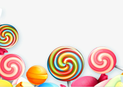 多彩童年彩色糖果儿童高清图片