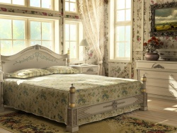 花卉台灯欧式雅致家居卧室装饰设计背景素材高清图片
