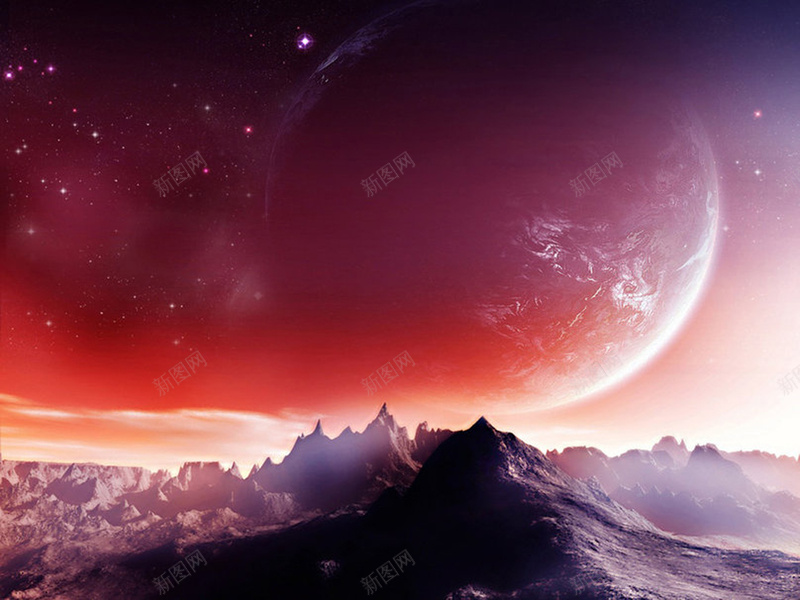 星空背景jpg设计背景_新图网 https://ixintu.com 星空 背景 粉色 山脉 星云 星海 星际 质感 纹理