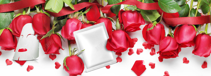 表白节浪漫玫瑰花花卉海报背景背景