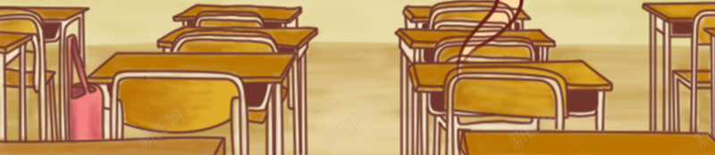 卡通教室回忆背景psd设计背景_新图网 https://ixintu.com 卡通 手绘 背景 彩色 黄色 粉色 课桌 教室 回忆 小清新