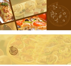 面包代金券餐饮食品代金券黄色背景高清图片