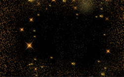 闪光金星黑色金色闪光璀璨新年节日海报背景素材高清图片
