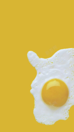 简约煎蛋简约健康早餐H5背景图高清图片