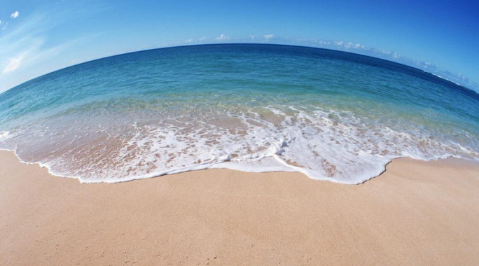 夏日海滩清爽背景背景