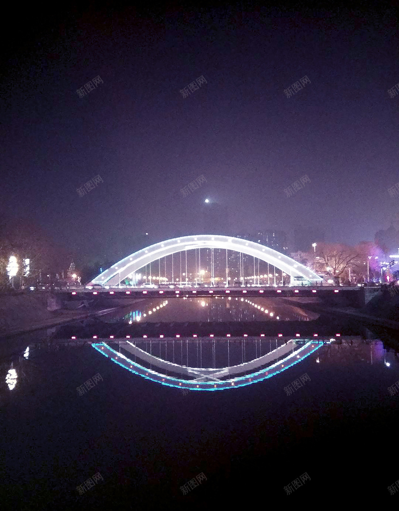 夜景晚上的桥jpg设计背景_新图网 https://ixintu.com 夜 桥 夜景 灯光