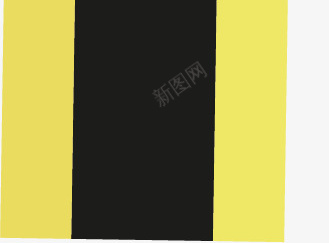 黑黄条纹卡通橡皮铅笔png免抠素材_新图网 https://ixintu.com 卡通橡皮铅笔 铅笔 文具 办公