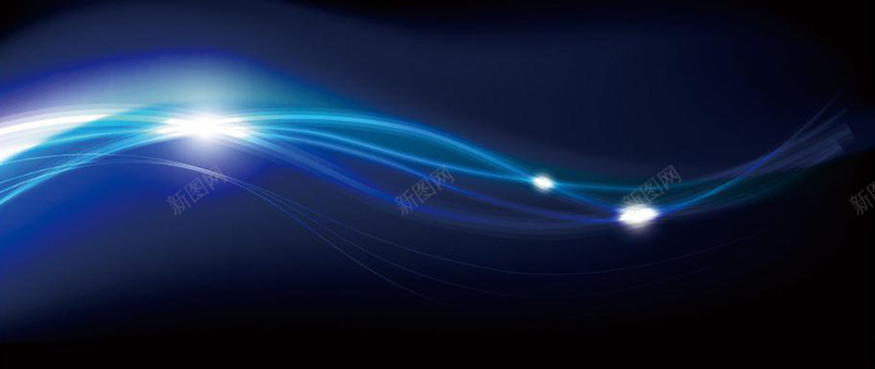 商务动感商务线条蓝色科技海报背景背景