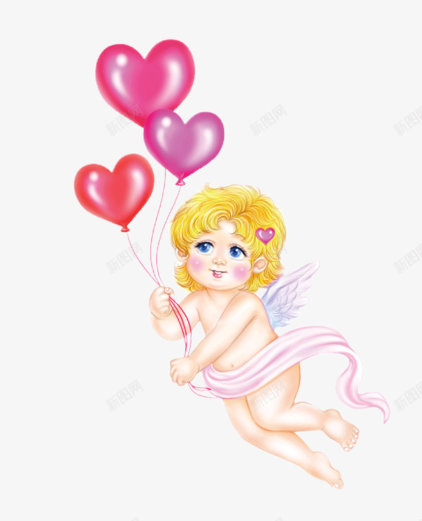 免扣小天使素材png免抠素材_新图网 https://ixintu.com 小天使 爱心气球 小天使卡通 手绘小天使