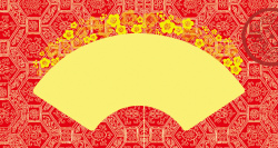扇形底纹底纹花瓣扇形新年节日背景高清图片