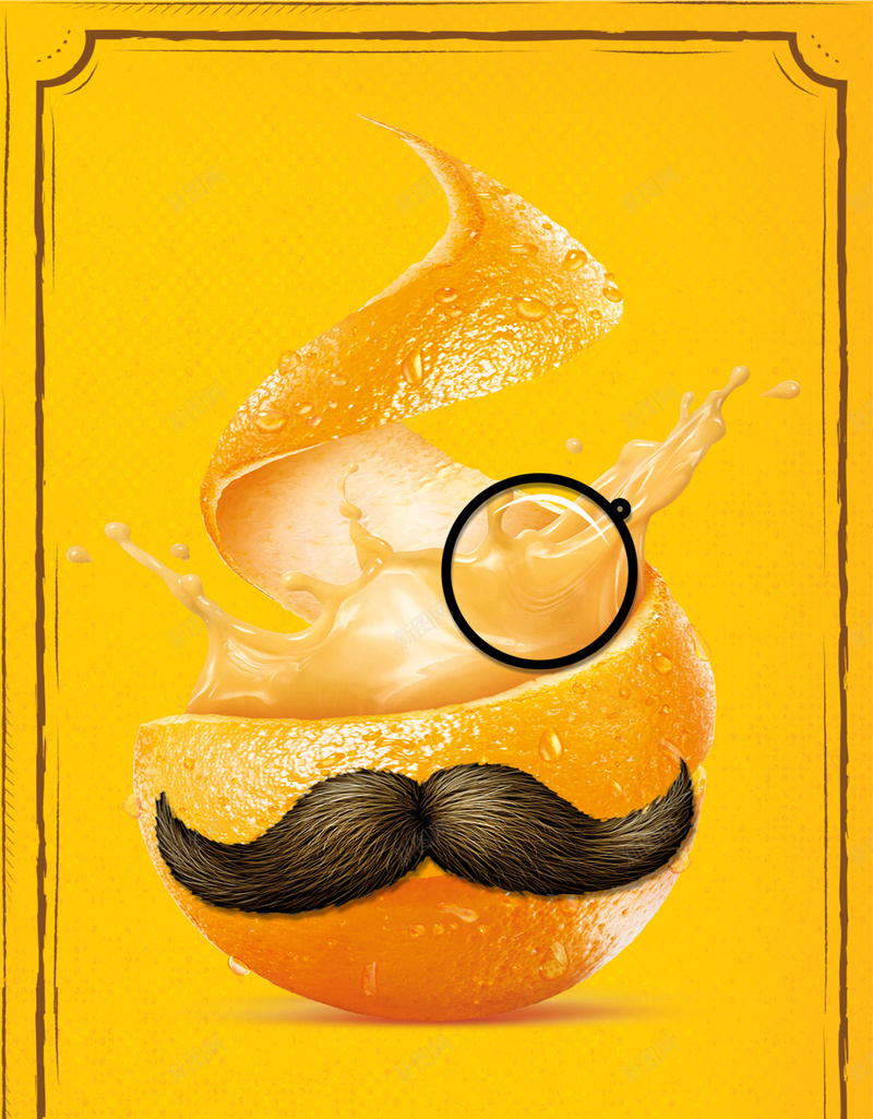 商务黄色橙子H5背景psd设计背景_新图网 https://ixintu.com 卡通 商务 橙子 橙汁 黄色 形象 人物 水果沙拉 水果拼盘 水果俯视 水果俯拍