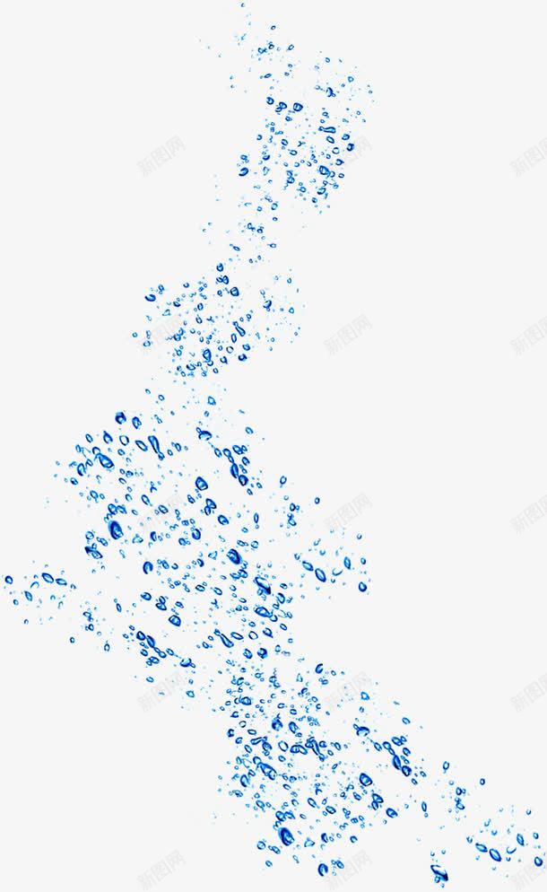 高清创意蓝色的水滴形状效果png免抠素材_新图网 https://ixintu.com 创意 蓝色 水滴 形状 效果