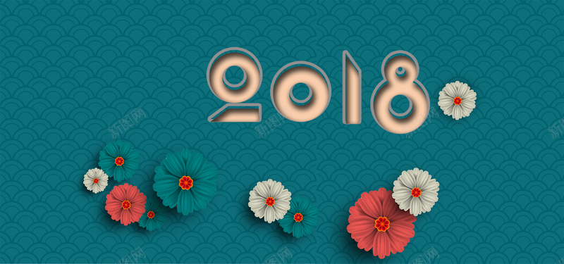 2018蓝色banner背景