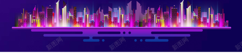 简约紫色渐变电商促销广告jpg设计背景_新图网 https://ixintu.com 几何图形 漂浮装饰 电商促销 紫色渐变 简约 大气 商务 广告