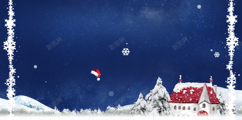 雪花边框圣诞背景PSD素材psd设计背景_新图网 https://ixintu.com 雪花边框 圣诞 星空 浪漫 雪花 梦幻