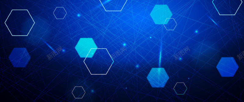 蓝色六边形装饰背景jpg设计背景_新图网 https://ixintu.com 海报banner 六边形 科技 蓝色 装饰 科技感 科技风 高科技 科幻 商务