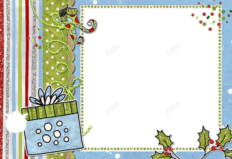 可爱卡通圣诞节相框背景素材psd设计背景_新图网 https://ixintu.com 可爱 卡通 圣诞节 圣诞元素 宝宝相册 海报 背景 童趣 手绘