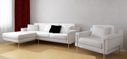 室内装饰装潢简约沙发背景图素材高清图片