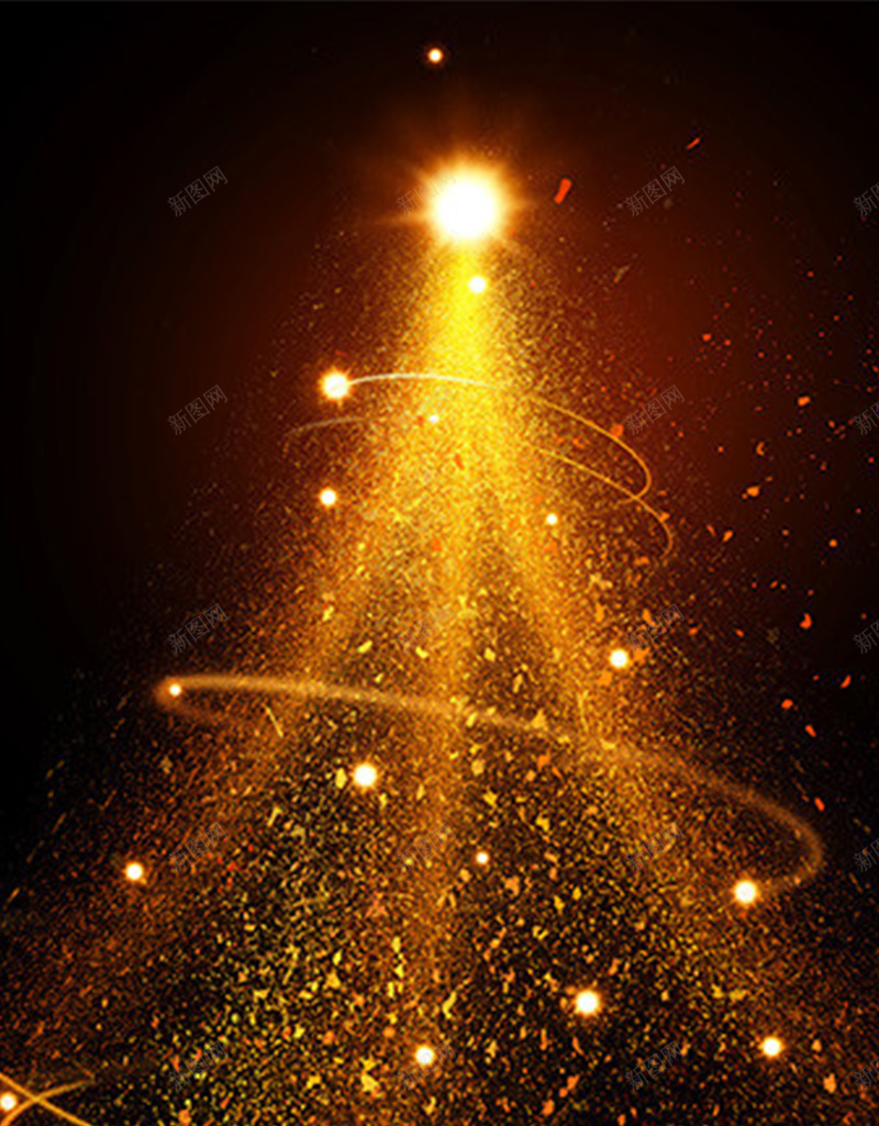 梦幻星光背景图jpg设计背景_新图网 https://ixintu.com 圣诞节 星光 梦幻 狂欢 金色 H5 h5 浪漫