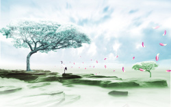 松鹤延年高清梦幻松鹤延年海报背景高清图片
