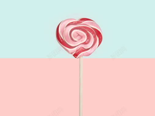 粉色糖果彩色棒棒糖美味甜点背景