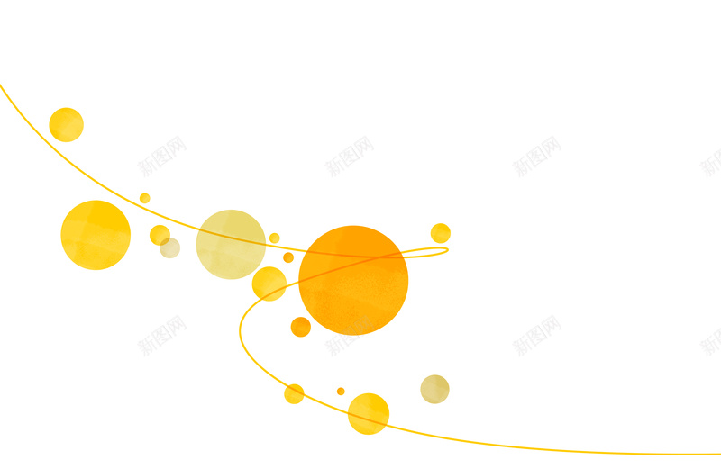 手绘水彩线条圆点圆形psd设计背景_新图网 https://ixintu.com 圆形 圆点 手绘 水彩 线条 黄色 印刷背景 卡通 童趣