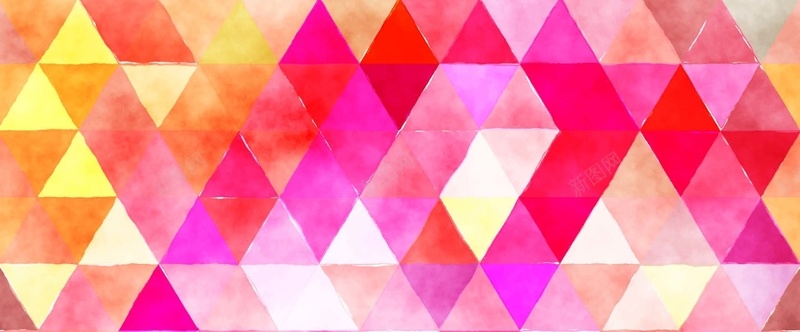 粉色矢量三角形背景背景