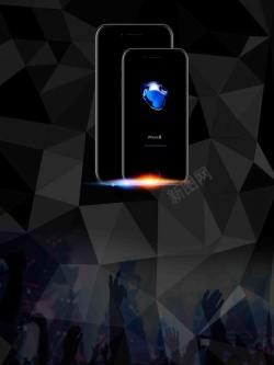 双8黑金时尚iPhone8手机店手机促销高清图片