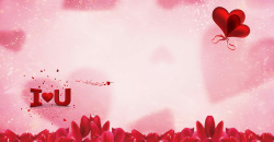 平面女人红色花瓣广告背景高清图片