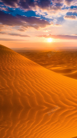 沙漠广阔广阔无垠沙漠H5背景高清图片