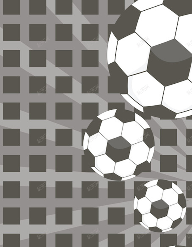黑色灰色足球元素背景图jpg设计背景_新图网 https://ixintu.com 踢足球 灰色 简洁 足球 黑色 运动 扁平 渐变 几何