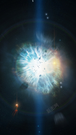 闪光爆炸宇宙大爆炸的背景图高清图片