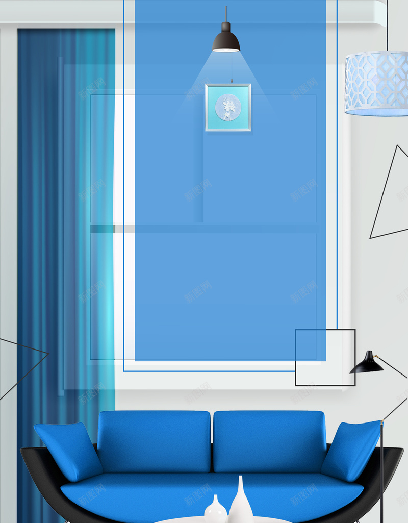 简约蓝色品牌家居海报psd分层背景psd设计背景_新图网 https://ixintu.com 简约 蓝色 品牌家居 海报 psd分层 背景 装修 装饰