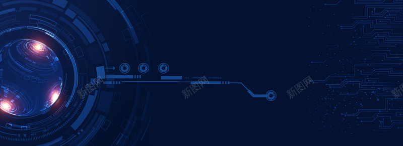蓝色科技海报背景jpg设计背景_新图网 https://ixintu.com 蓝色 科技 海报 线条 科幻 科技光 商务 科技线路板 高科技