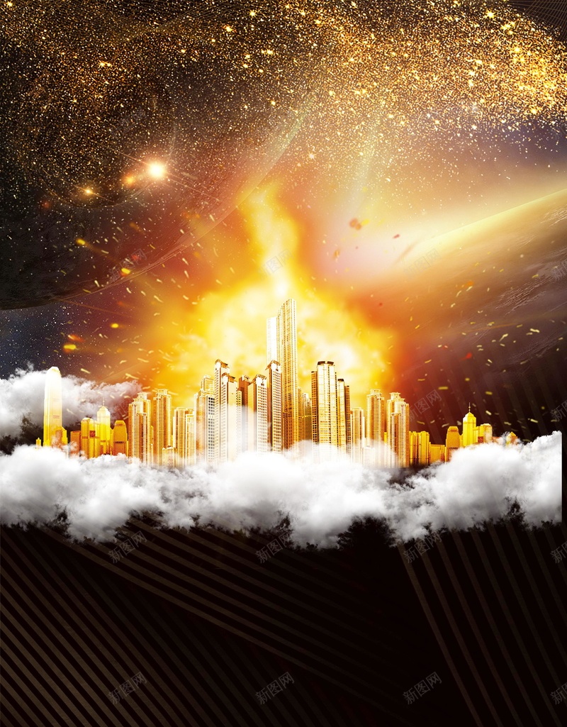 大气黑金房地产荣耀开盘psd设计背景_新图网 https://ixintu.com 金融投资理财 高端大气地产 地产高炮 金色地产 别墅 开盘 招商引资 旺铺 火爆认筹 平面设计 分层文件 PSD源文件 150PPI