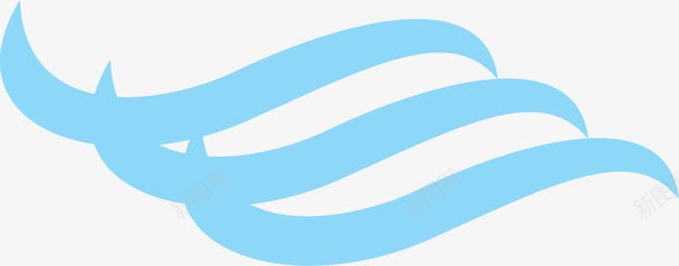 蓝色海浪曲线png免抠素材_新图网 https://ixintu.com 蓝色图标 海浪线 波浪线 波浪曲线 蓝色线条 标识logo设计 海面水面 海浪曲线 海浪logo