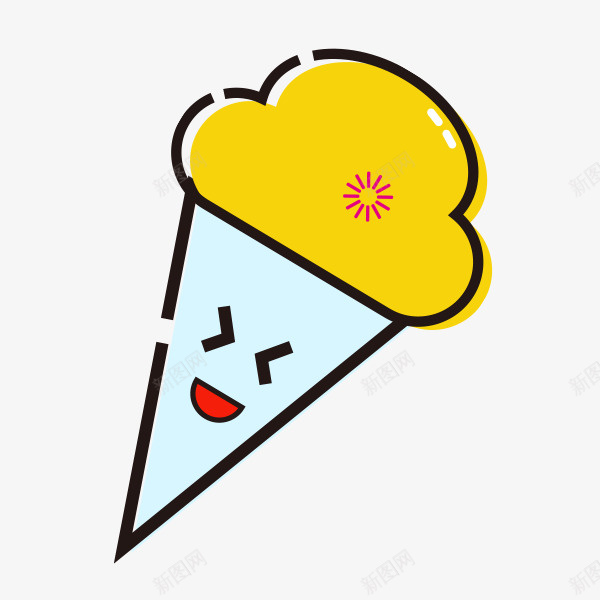 冰淇淋创意图片png免抠素材_新图网 https://ixintu.com 冰淇淋 夏天 简约 卡通
