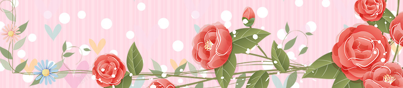 粉色可爱花朵背景psd设计背景_新图网 https://ixintu.com 小圆点 可爱 心形 粉色 花朵 花 玫瑰 花藤 边框 背景 海报背景