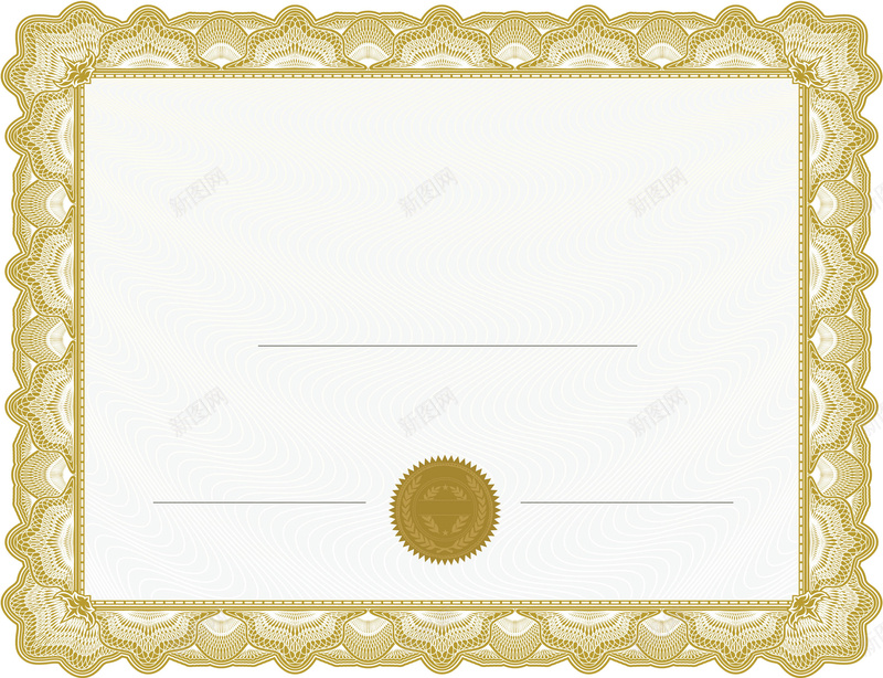 欧式花纹底纹边框高档证书设计背景jpg设计背景_新图网 https://ixintu.com 授权证书 荣誉证书 证书设计 资格证书 欧式 高档证书背景 证书背景 边框相框 底纹边框 矢量素材